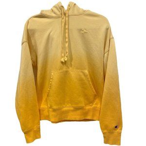 CHAMPION Yellow Power Blend OmbrePullover Hoodie